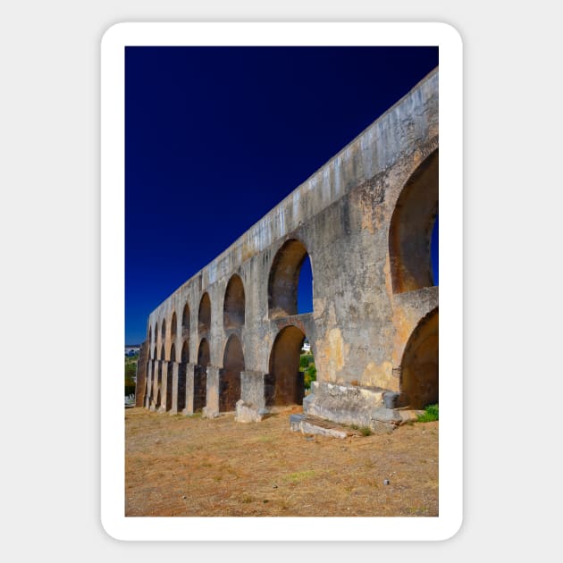 The Elvas Aqueduct Sticker by BrianPShaw